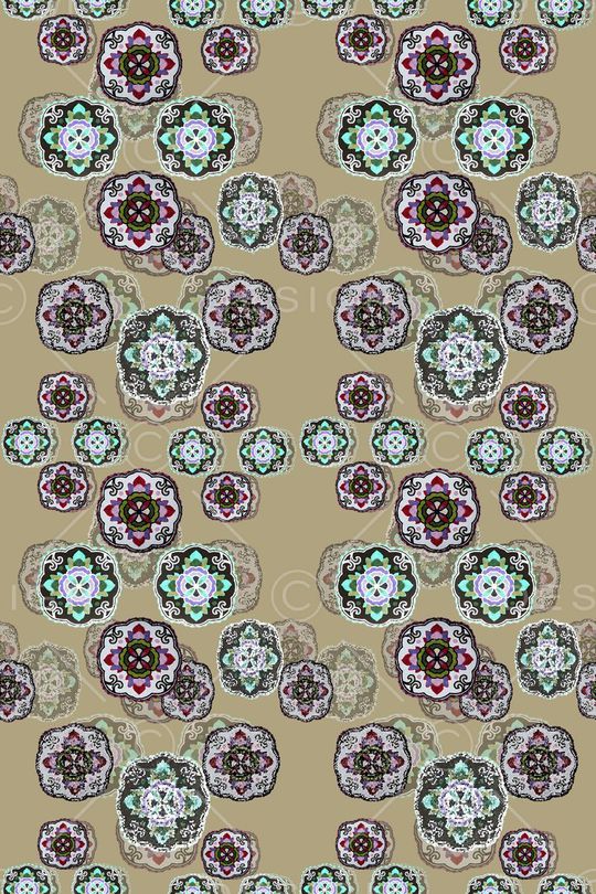 民族风图案印花华亿平台图片