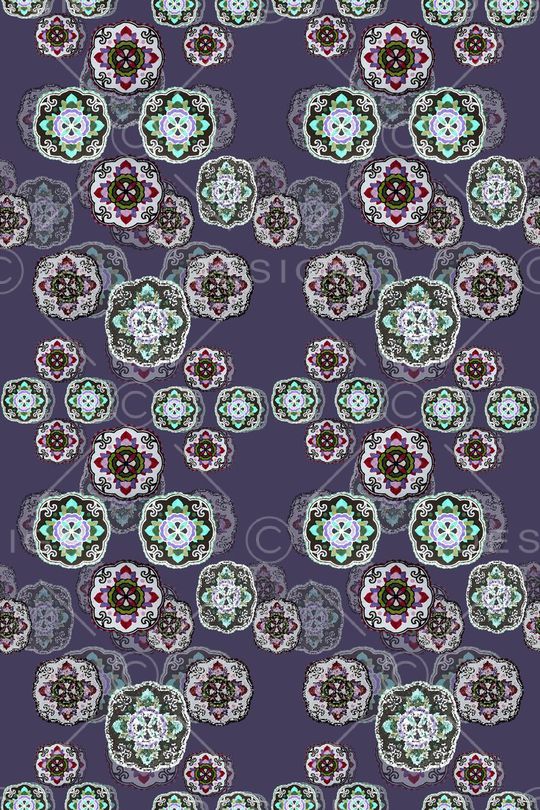 民族风图案印花华亿平台图片