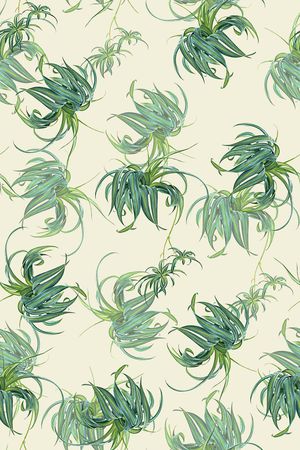 时尚抽象手绘热带风格印花印花华亿平台图片