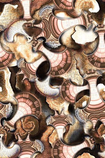 复古印花华亿平台图片