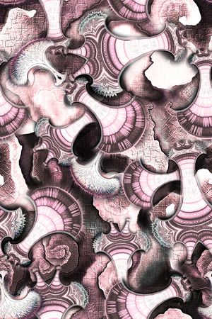 复古印花华亿平台图片