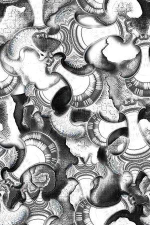 复古印花华亿平台图片