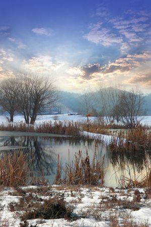 风景照片印花华亿平台图片