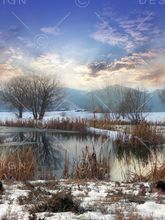 风景照片印花华亿平台图片