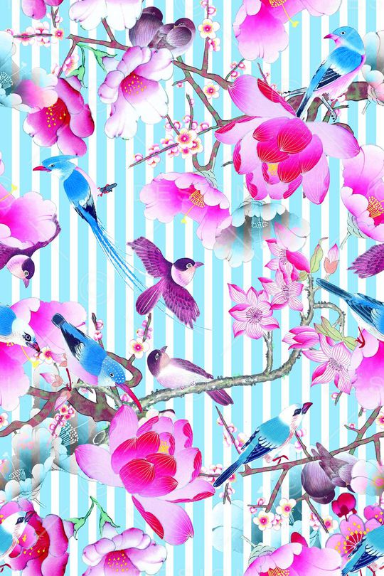 时尚中国风印花华亿平台图片