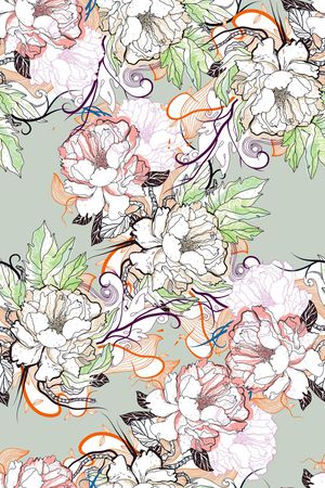 手绘印花华亿平台图片