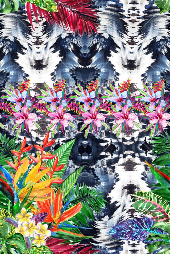 热带印花华亿平台图片