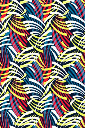 不规则几何印花华亿平台图片