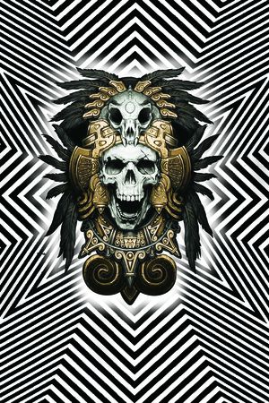 骷髅头印花华亿平台图片