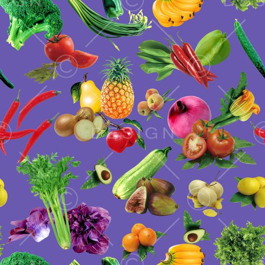 蔬菜印花华亿平台图片