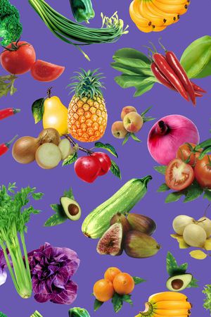 蔬菜印花华亿平台图片