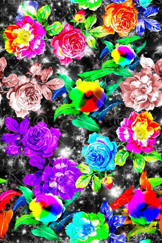 连衣裙印花华亿平台图片