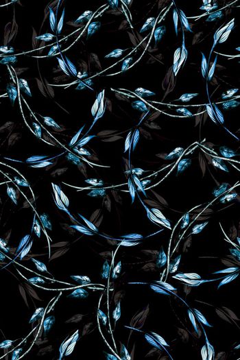 树枝印花华亿平台图片