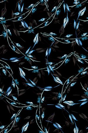 树枝印花华亿平台图片