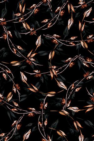 树枝印花华亿平台图片