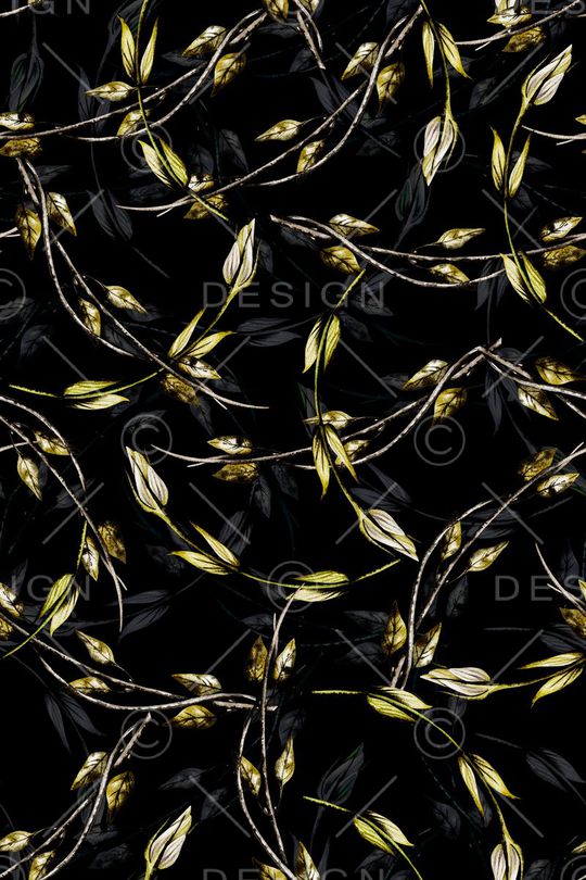 树枝印花华亿平台图片