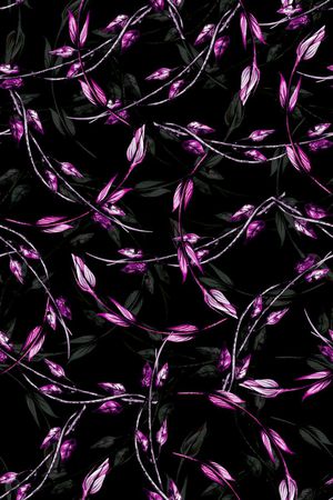 树枝印花华亿平台图片