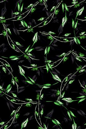 树枝印花华亿平台图片