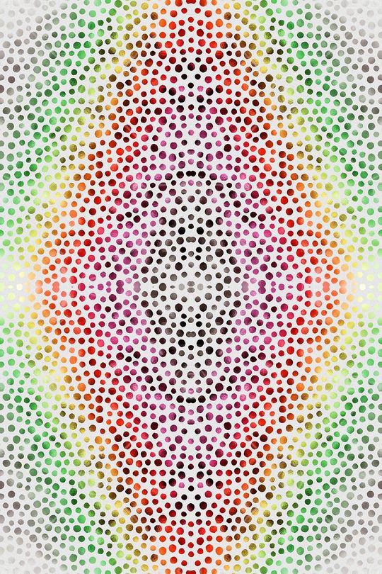 圆点印花华亿平台图片