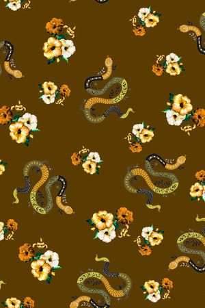 男装花卉印花华亿平台图片