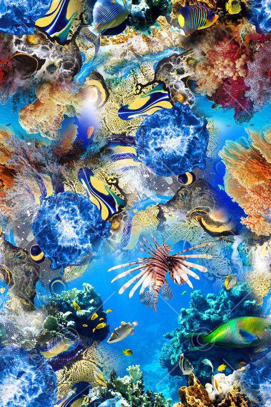 热带风印花华亿平台图片