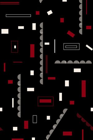 几何印花华亿平台图片