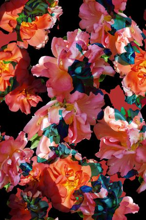 花朵印花华亿平台图片