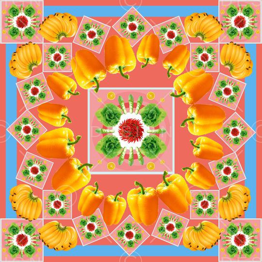 趣味图案印花华亿平台图片