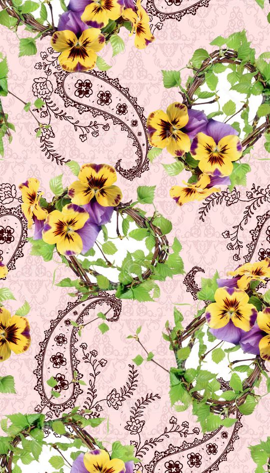 纹样佩斯利腰果印花华亿平台图片