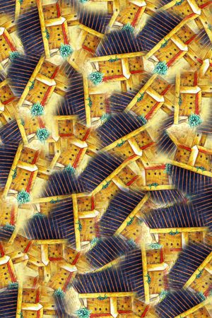 条纹印花华亿平台图片