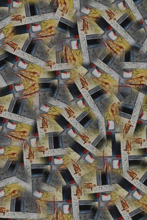 抽象印花华亿平台图片