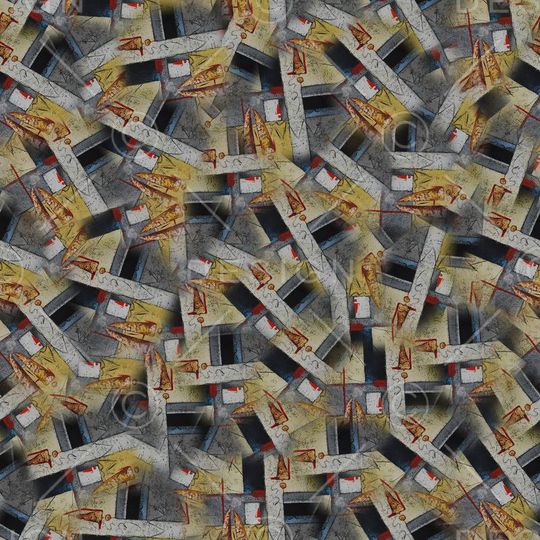 抽象印花华亿平台图片