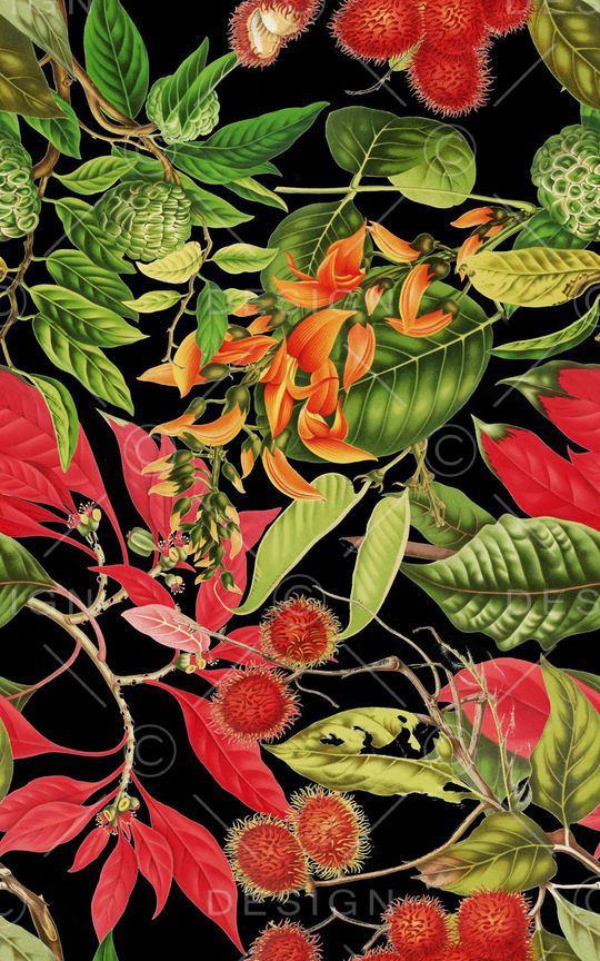 植物印花华亿平台图片