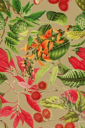 植物印花华亿平台图片