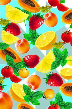 清新印花华亿平台图片