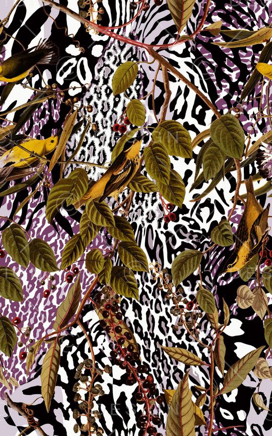 植物印花华亿平台图片