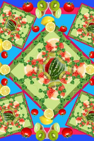 趣味图案印花华亿平台图片