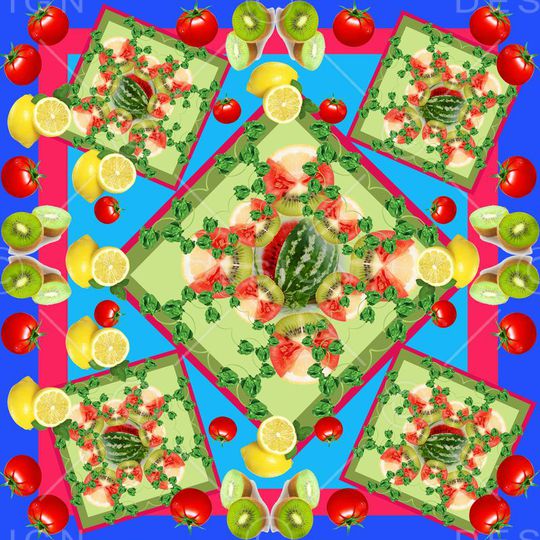 趣味图案印花华亿平台图片