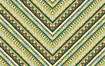 667897-几何印度安V形小花07839