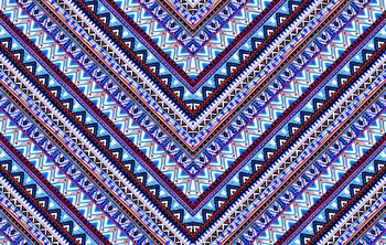 667899-几何印度安V形小花07839c