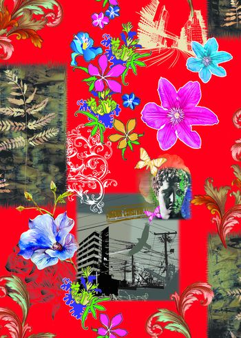 复古印花华亿平台图片