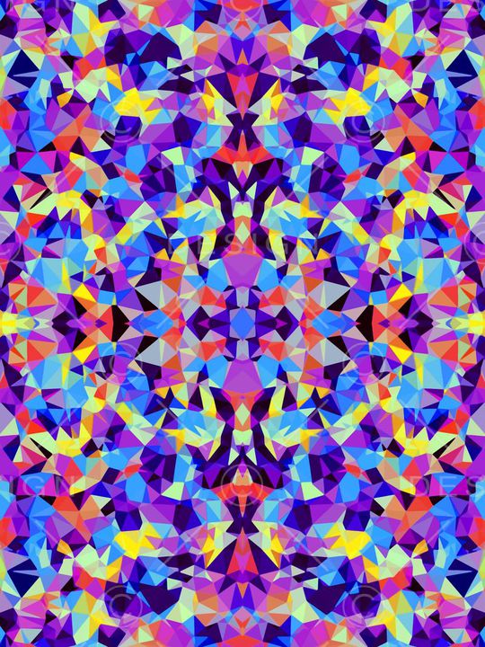 几何印花华亿平台图片