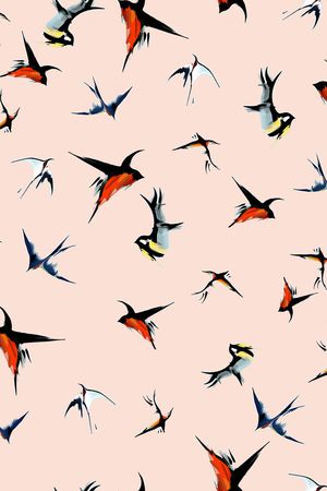 鸟印花华亿平台图片