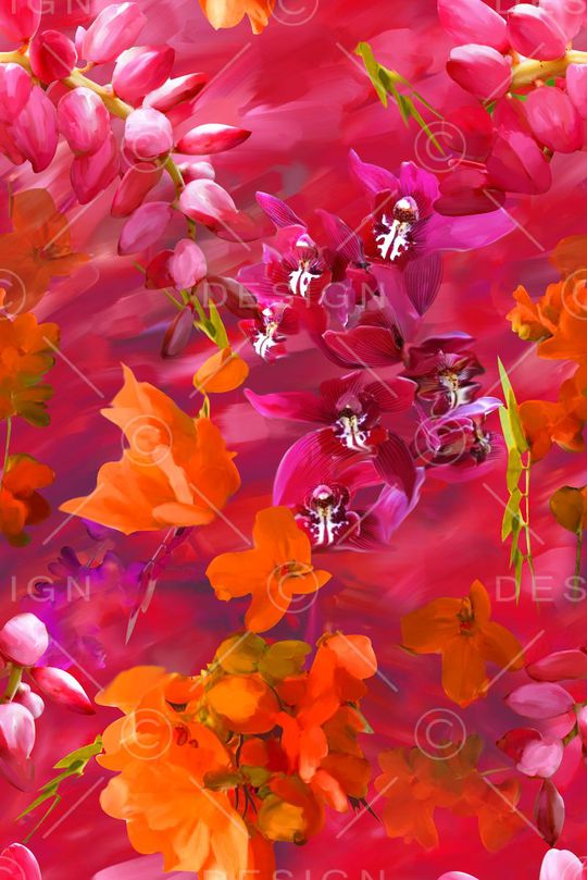 花瓣印花华亿平台图片