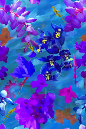 花瓣印花华亿平台图片