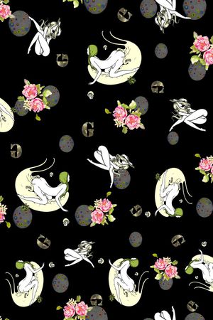 时尚花印花华亿平台图片