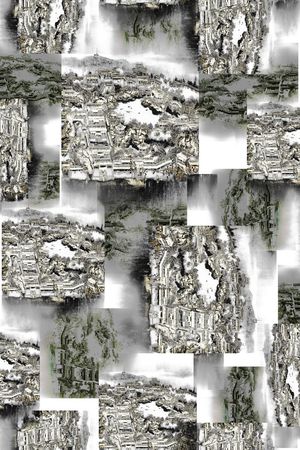 几何印花华亿平台图片