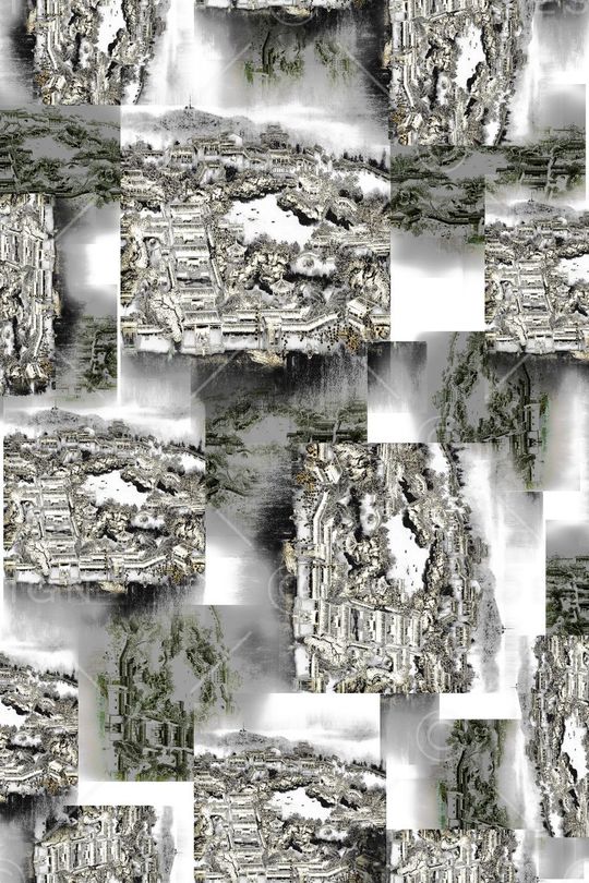 几何印花华亿平台图片