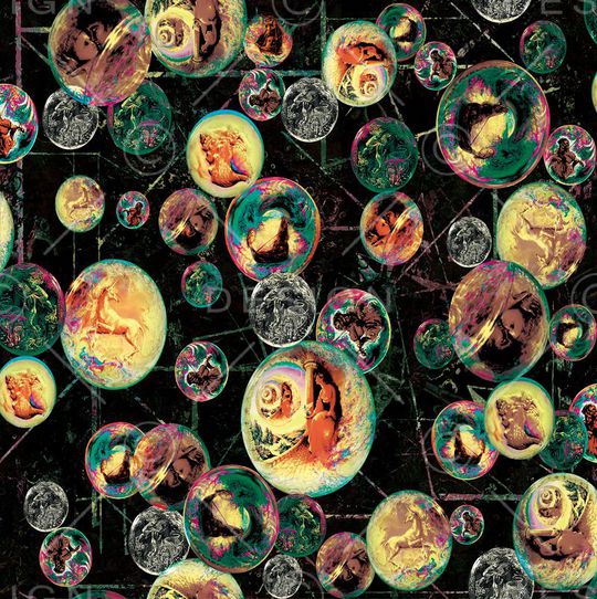 几何印花华亿平台图片