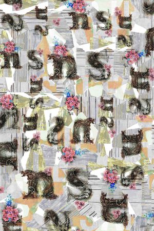 花朵印花华亿平台图片